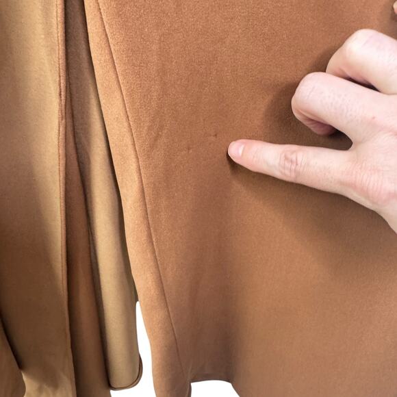 DiarraBlu Umy Jumpsuit Wrap Camel Brown Convertible Open Back XS/S Flawed - Picture 7 of 15